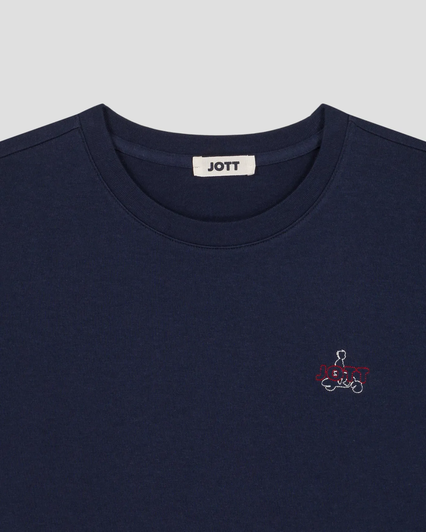 T-shirt col rond mixte Marine Lipe