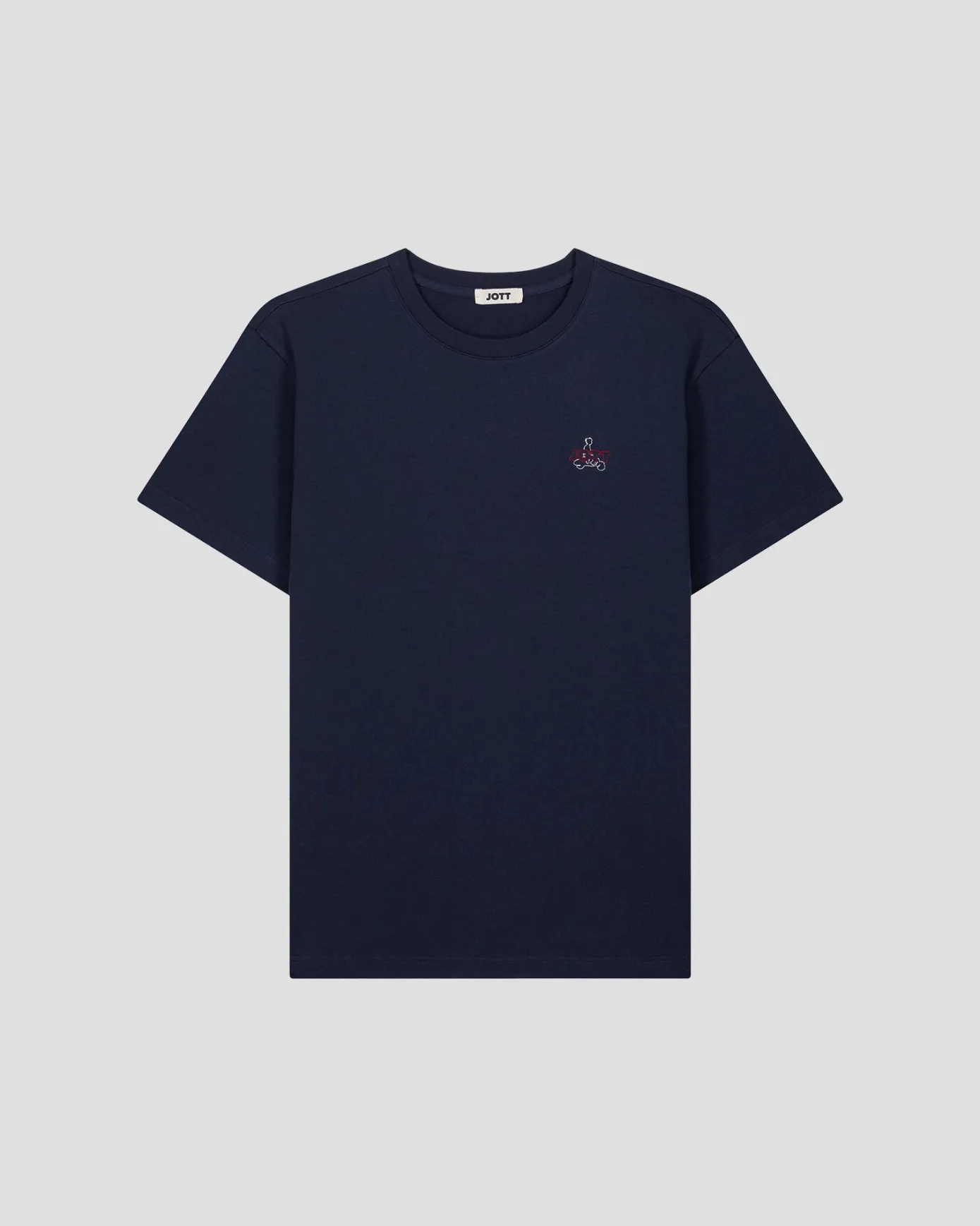 T-shirt col rond mixte Marine Lipe
