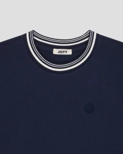 T-shirt col rond mixte Marine Ley