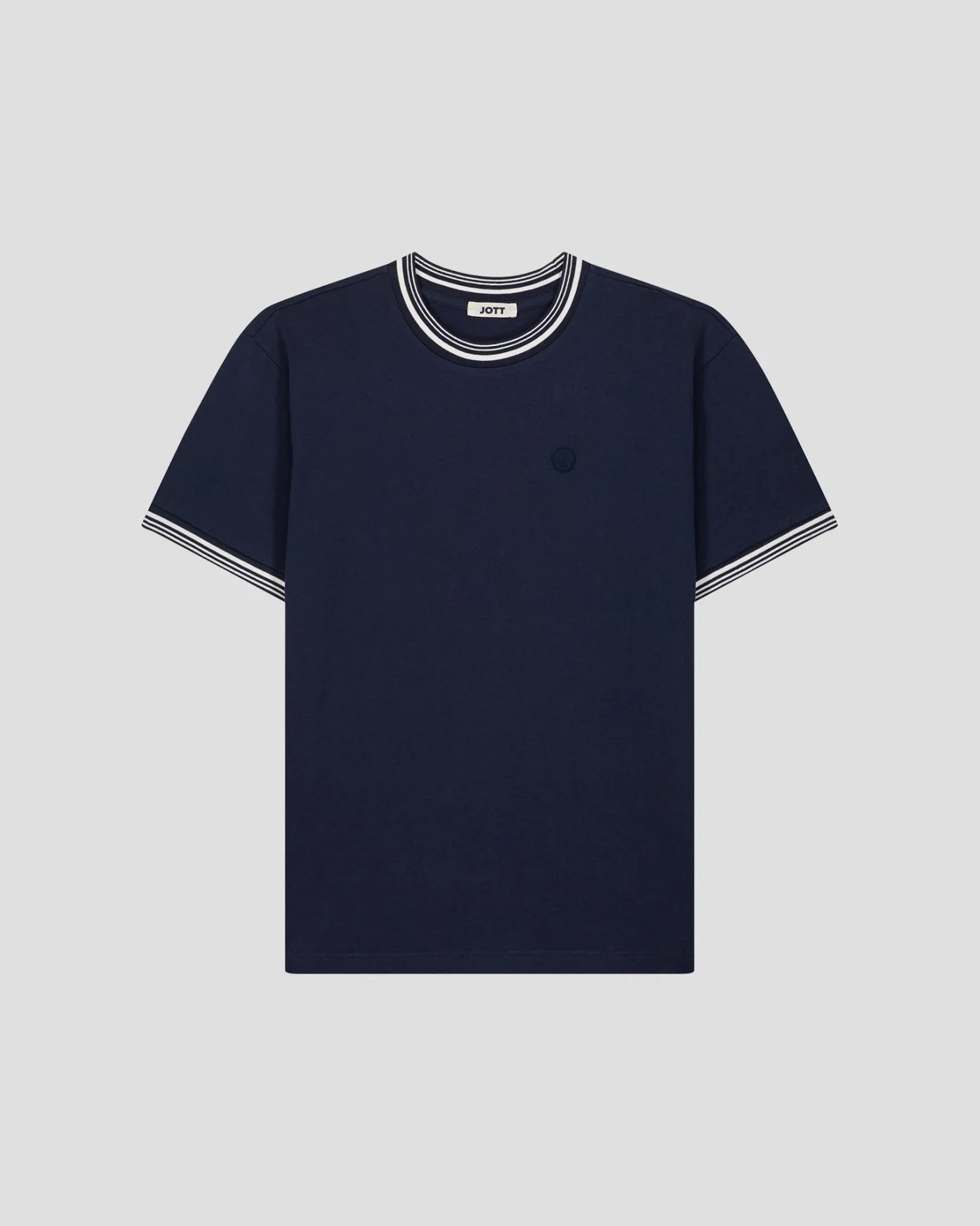 T-shirt col rond mixte Marine Ley