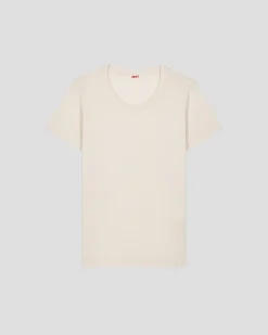 T-Shirt à col rond Naturel Lucia