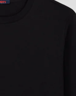 T-Shirt à col rond Noir Emilio
