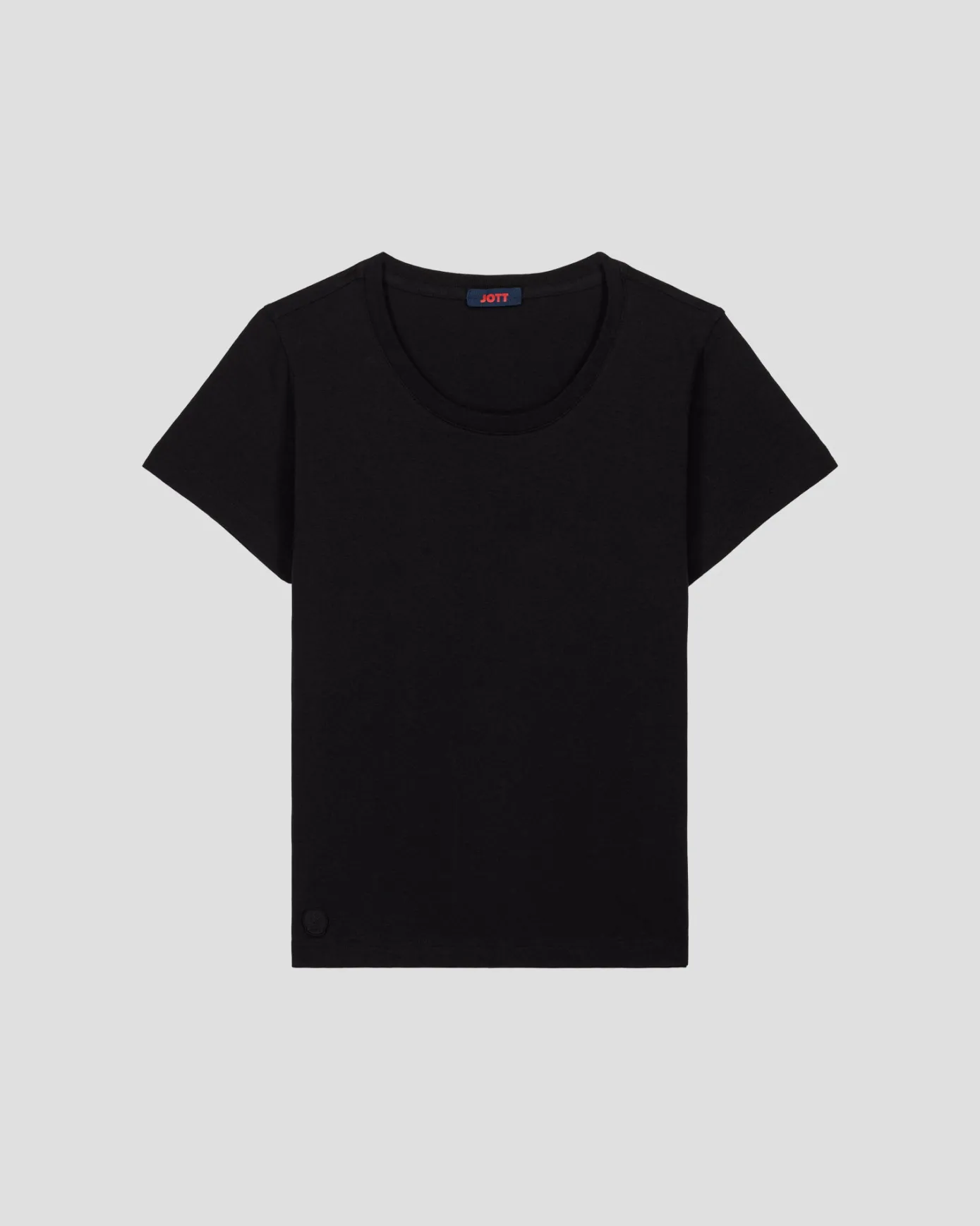 T-Shirt à col rond Noir Lucia