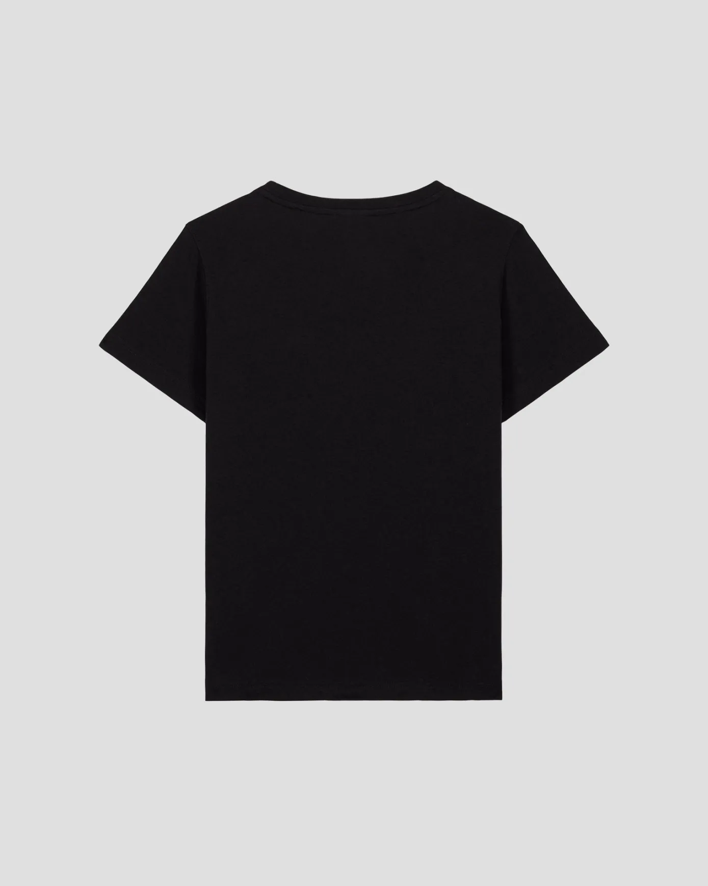 T-Shirt à col rond Noir Lucia