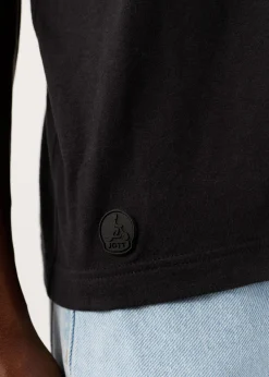 T-Shirt à col rond Noir Petro