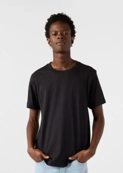 T-Shirt à col rond Noir Petro