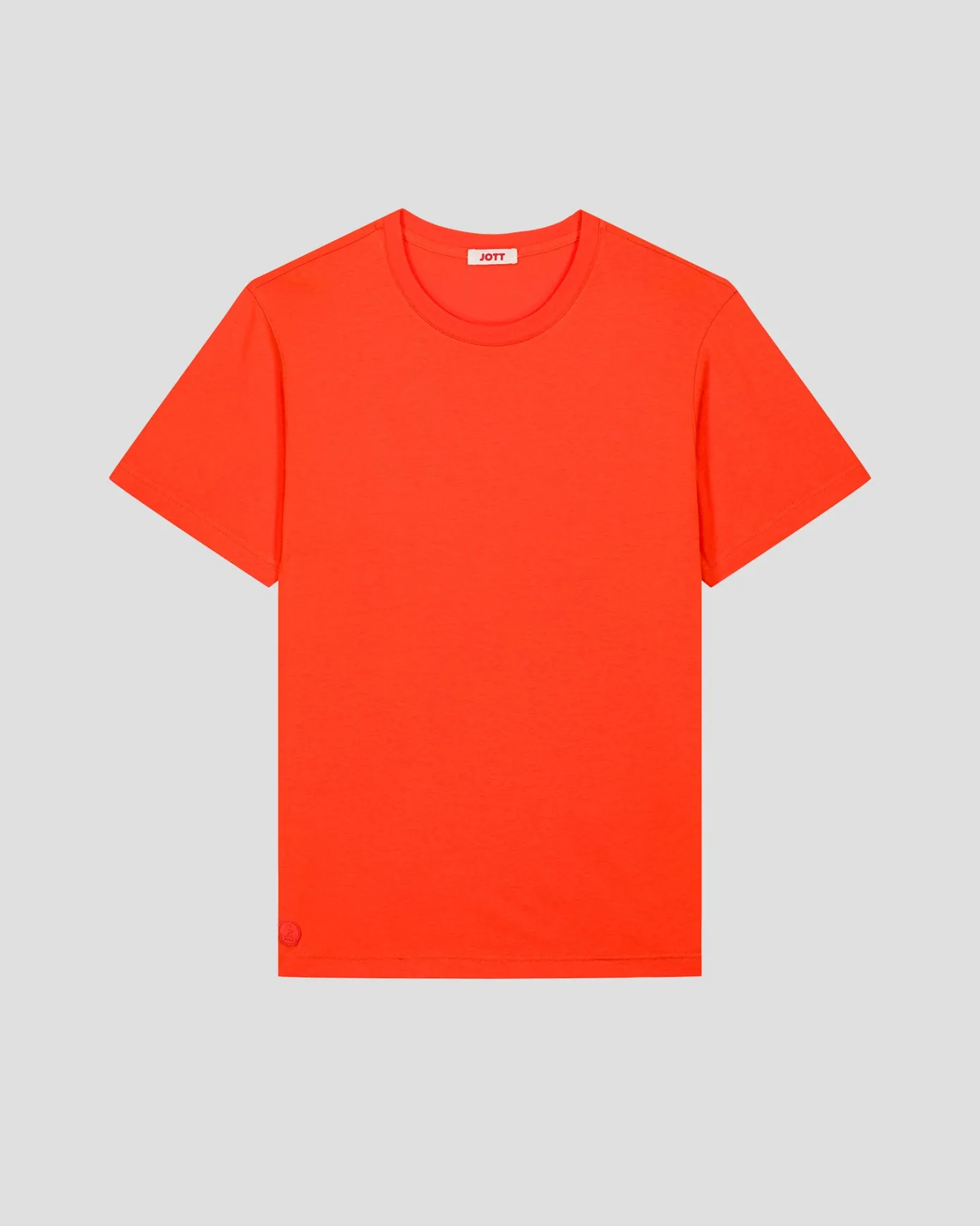 T-Shirt à col rond Rouge feu Petro