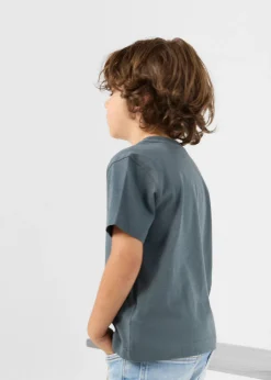 T-shirt enfant à col rond Bluestone Pio