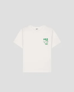 T-shirt enfant col rond imprimé Blanc Mattia