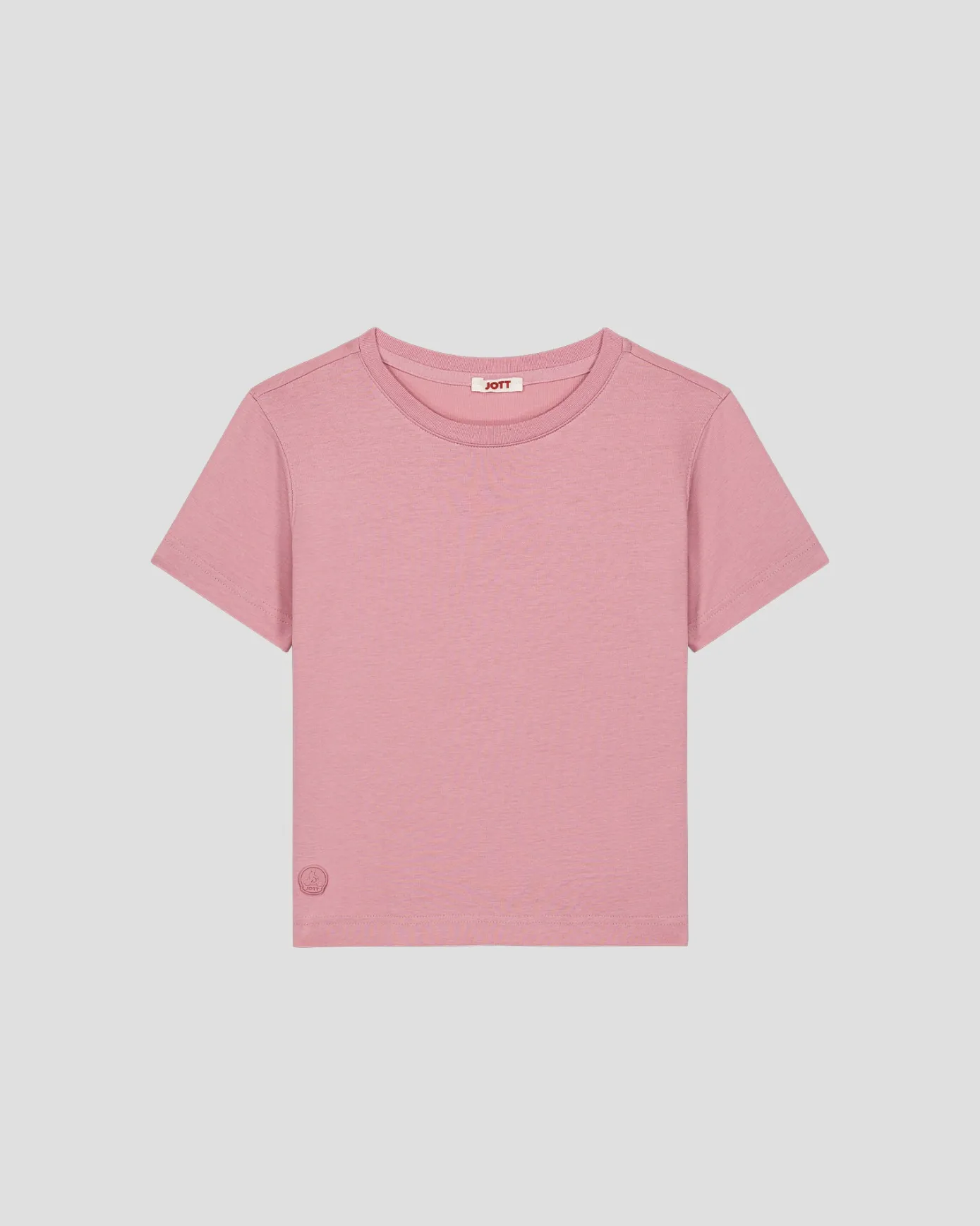 T-shirt enfant à col rond Rose antique Pio