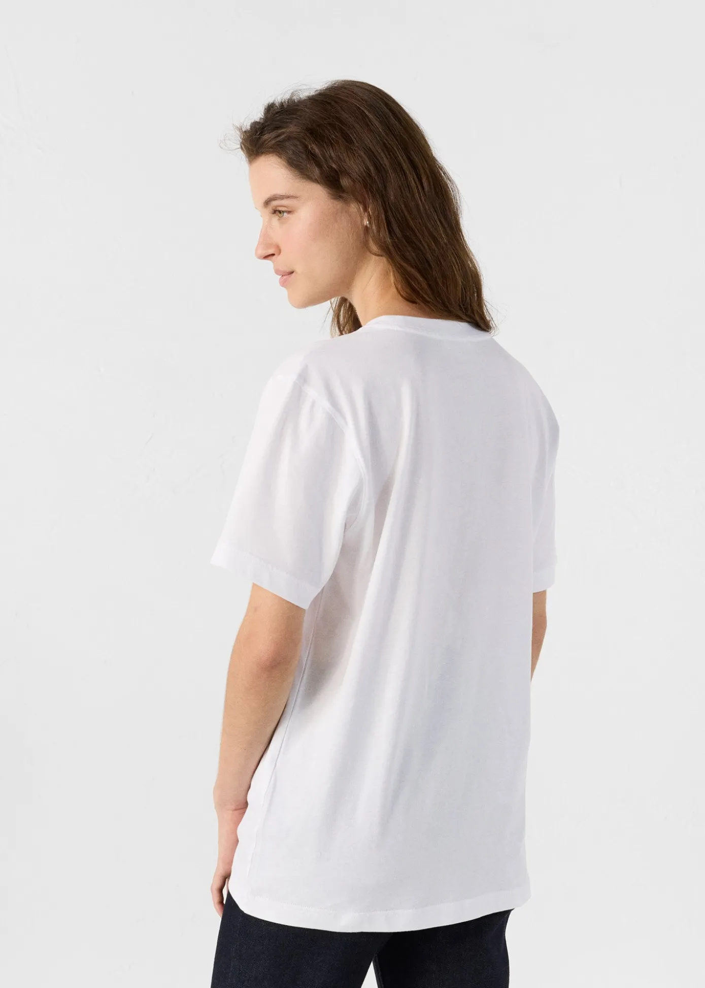 T-Shirt graphique Blanc Lone gradient