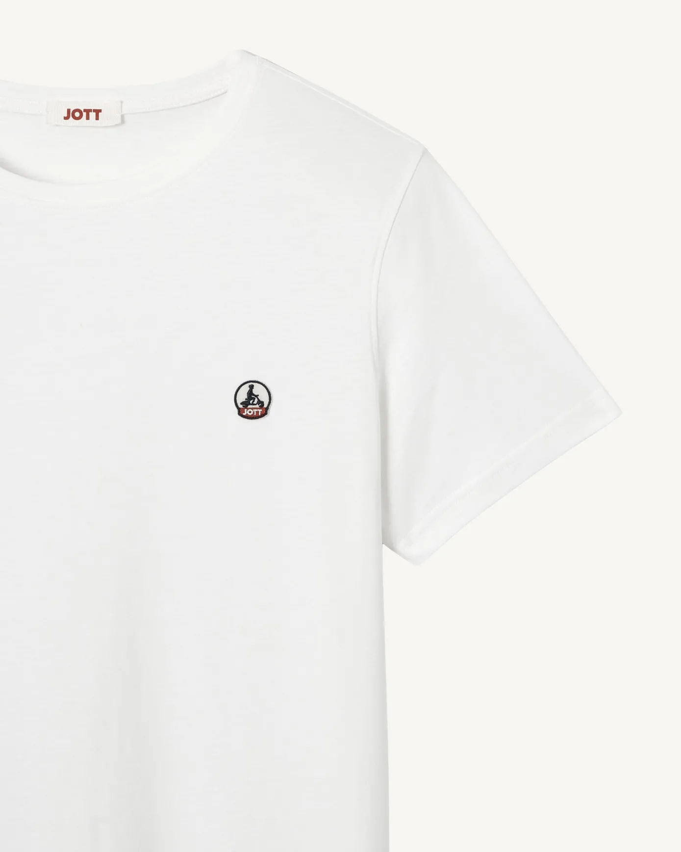 T-shirt homme en coton biologique Blanc Pietro