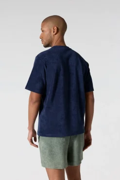 T-shirt éponge col rond Marine Reef