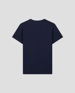 T-shirt uni col V en coton Marine Sofia 2.0