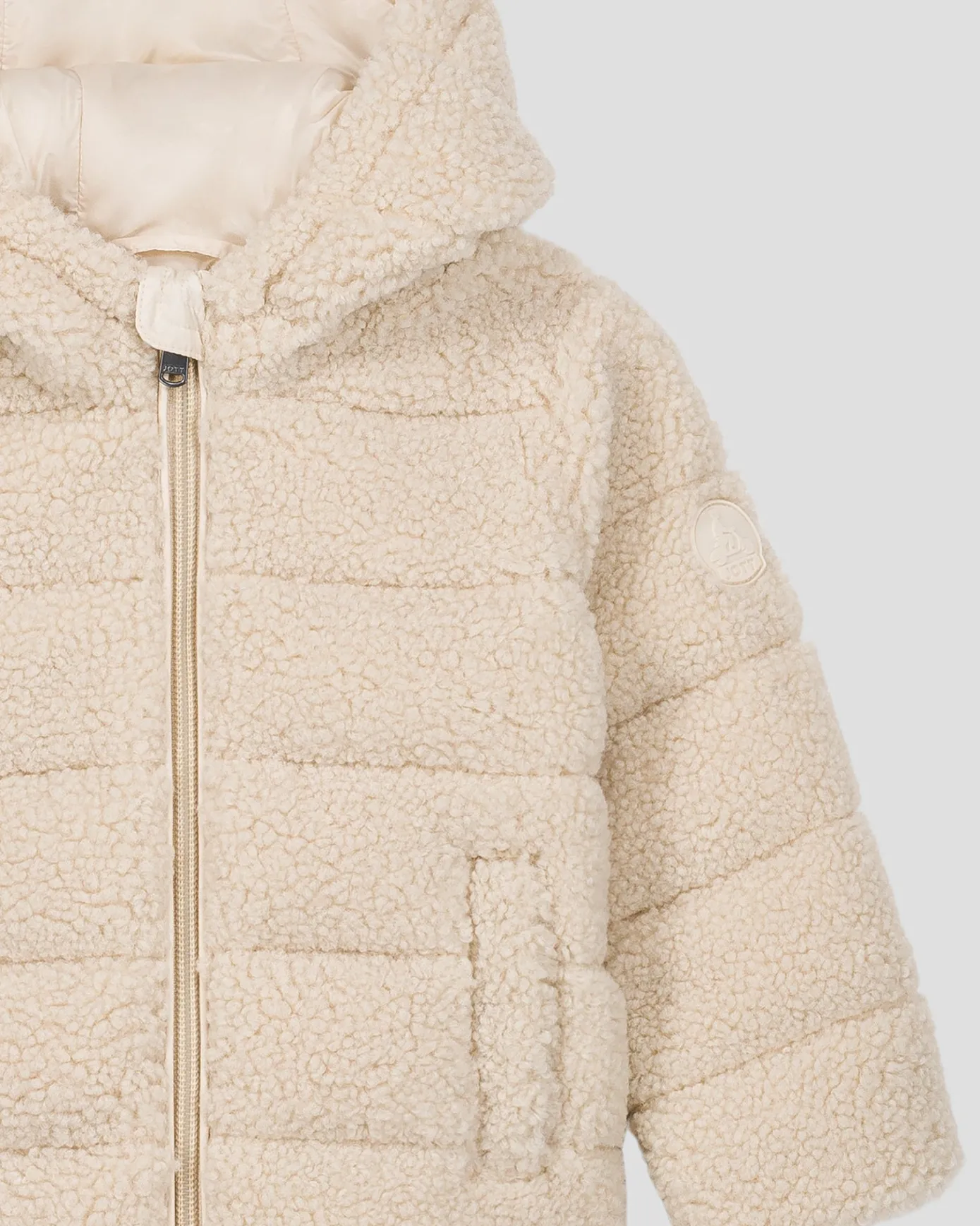 Veste bébé sherpa Naturel Titou