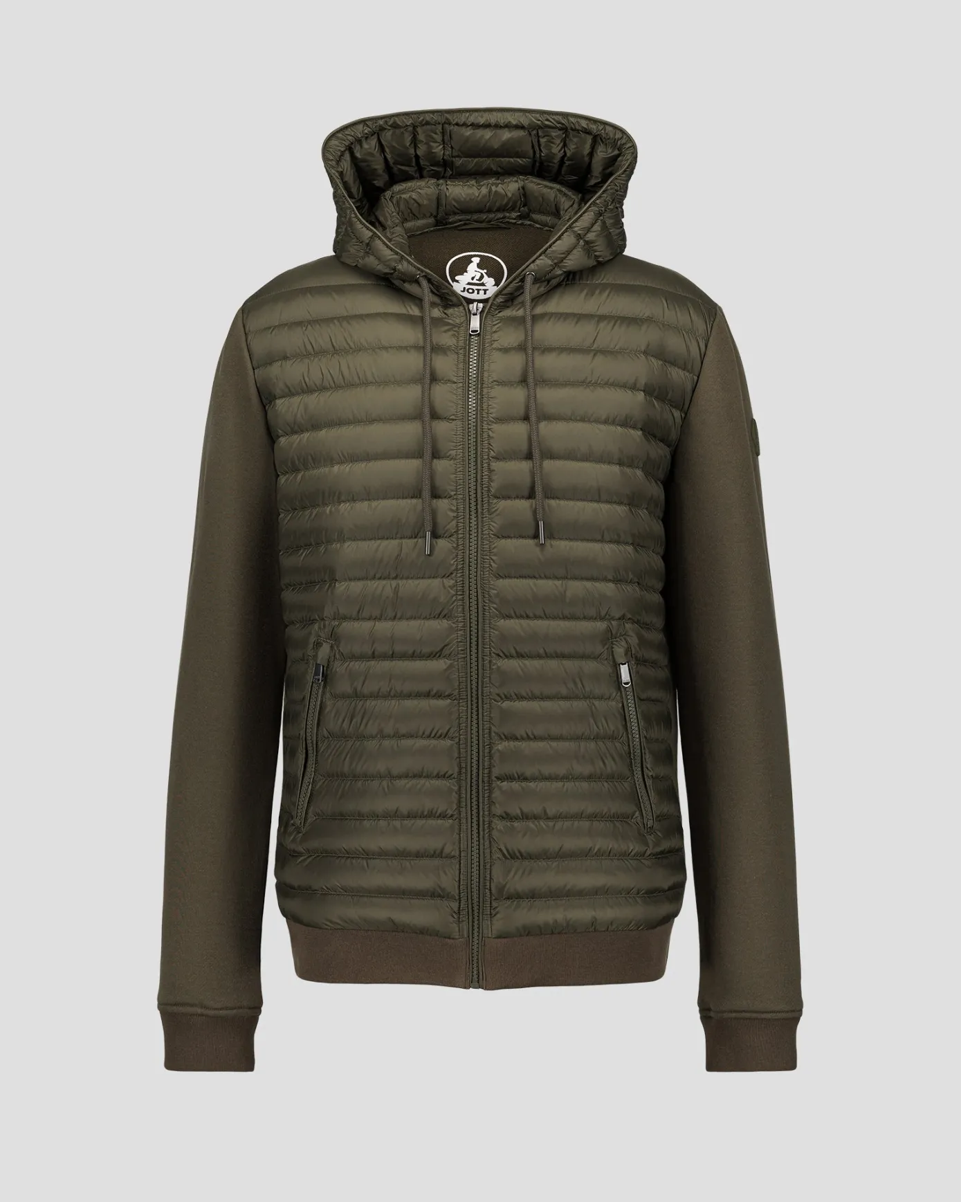 Veste bi-matière à capuche Army Gummy 2.0