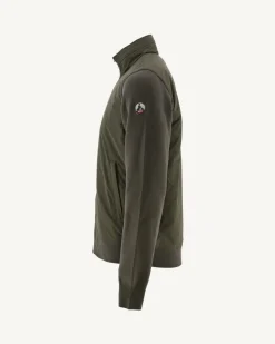 Veste à capuche bi-matière Army Bardenas