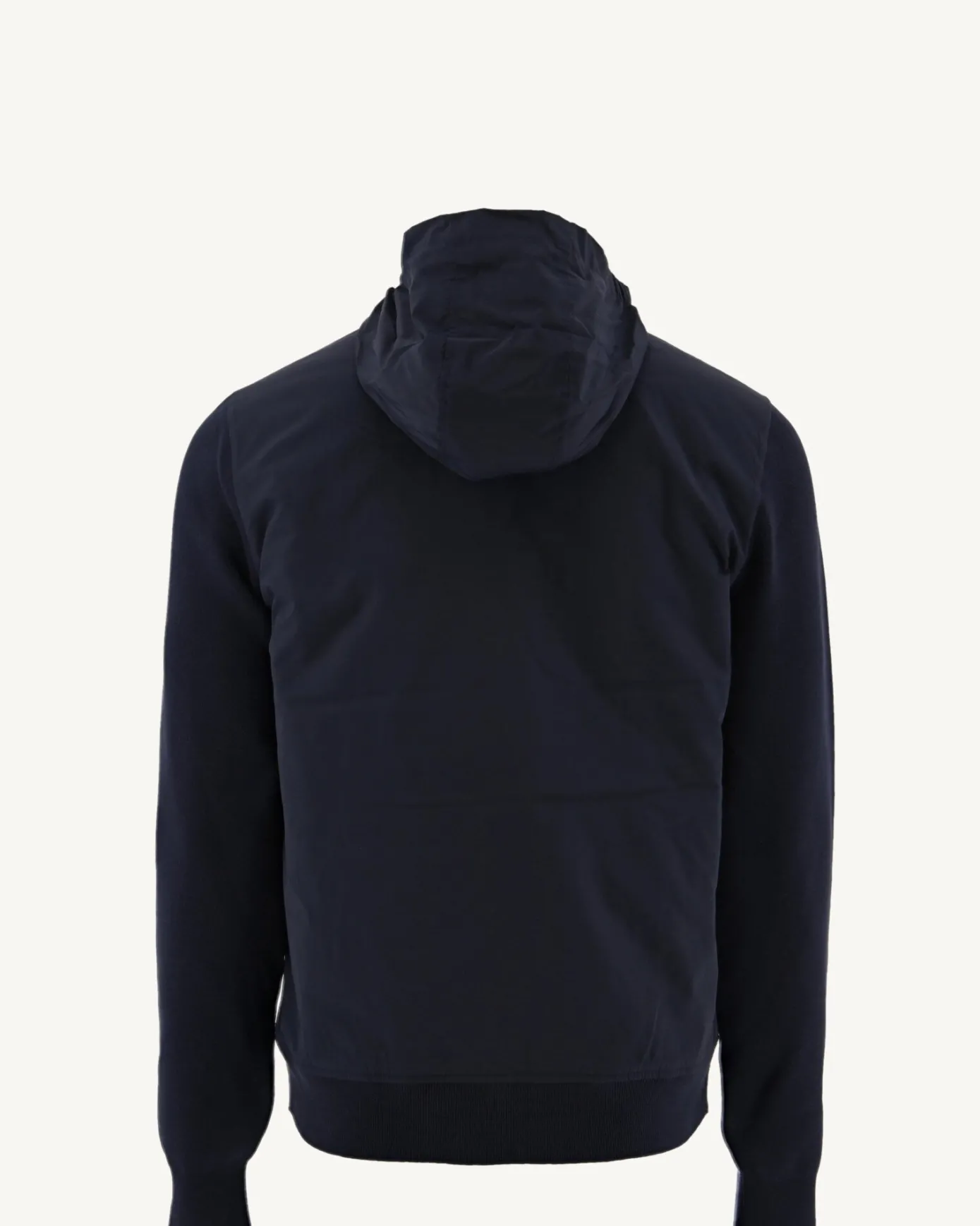 Veste à capuche bi-matière Marine Bardenas