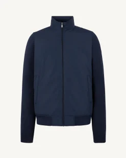 Veste à capuche bi-matière  Marine Bardenas