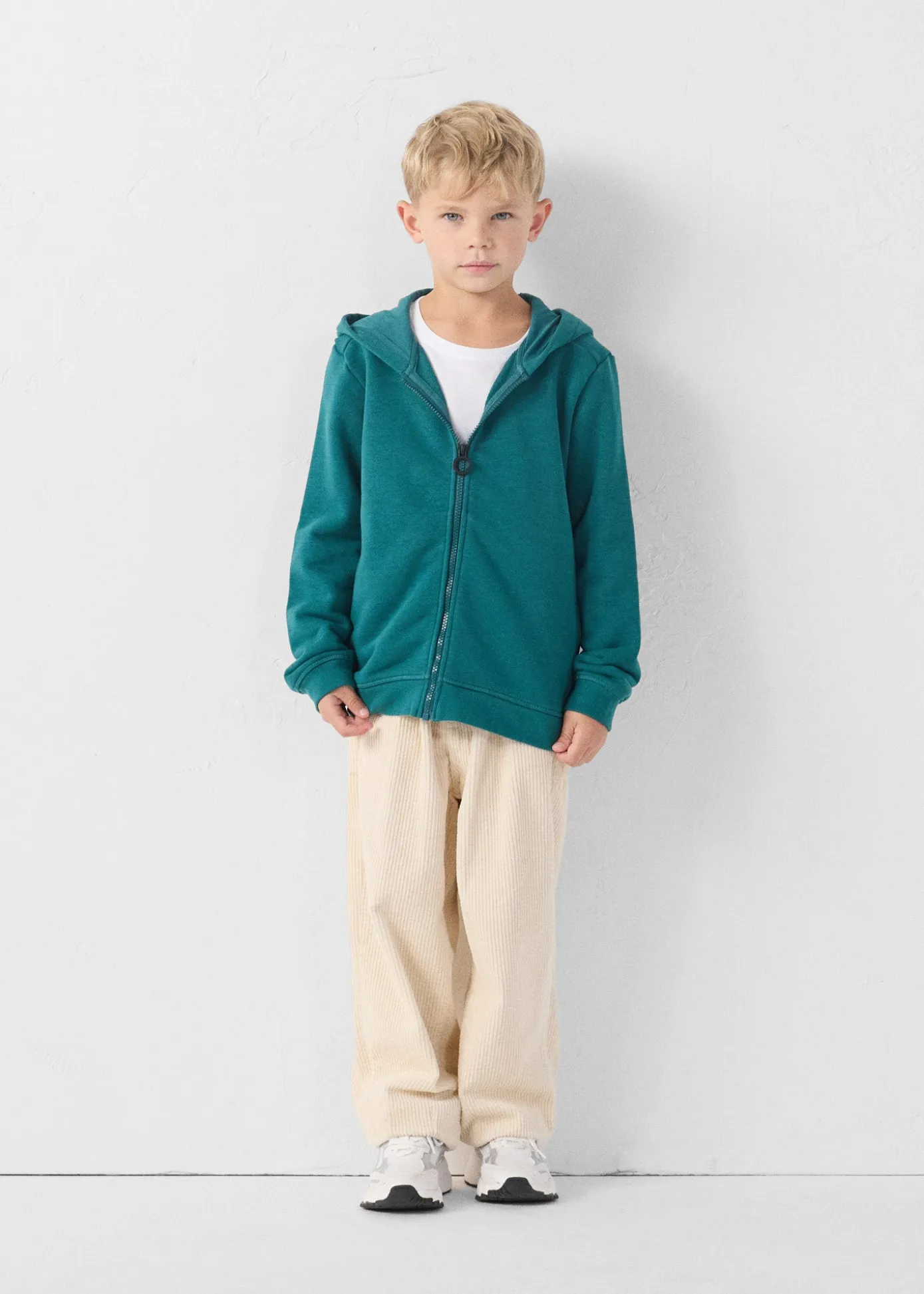 Veste enfant zippée à capuche Deep lake Arie