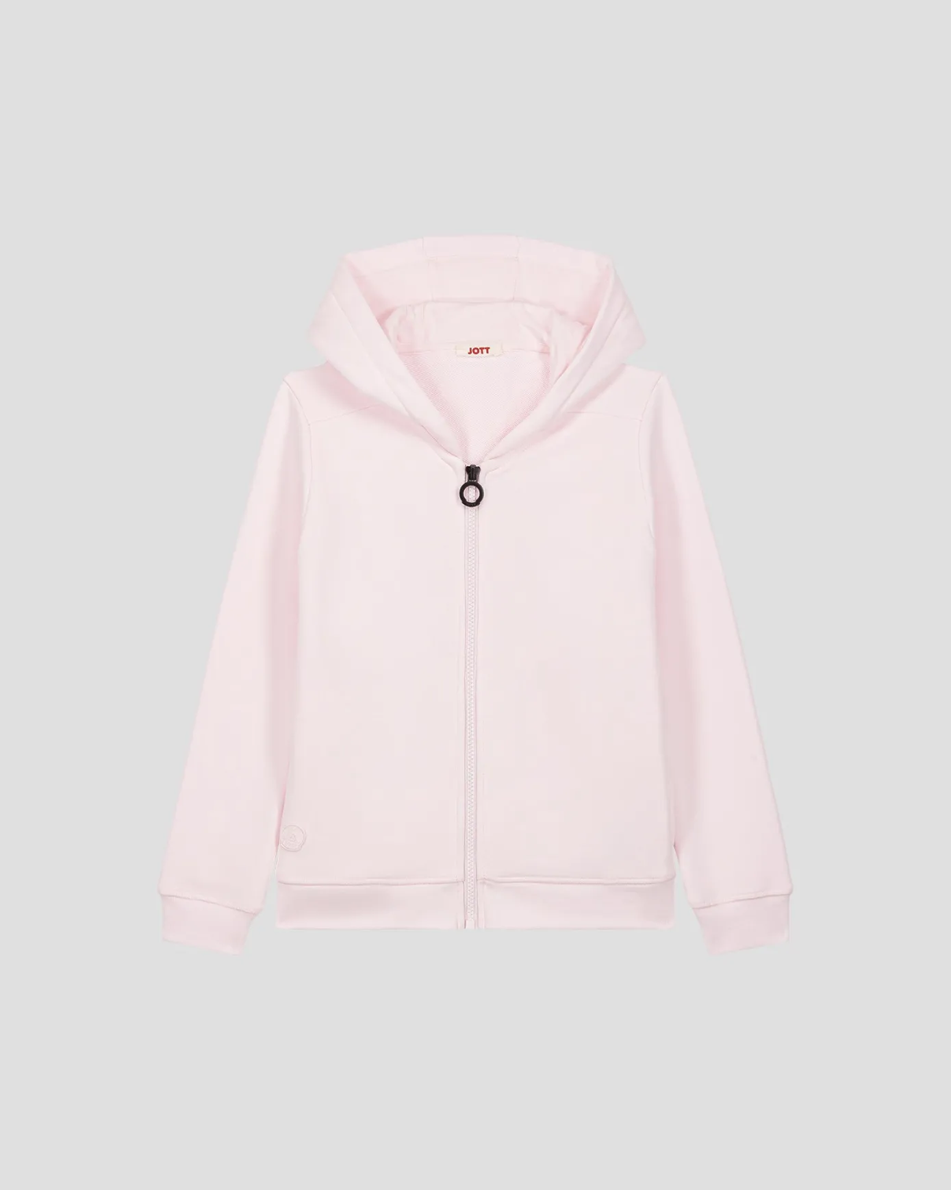 Veste enfant zippée à capuche Rose pétale Arie