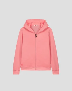 Veste enfant zippée à capuche Vibrant pink Arie