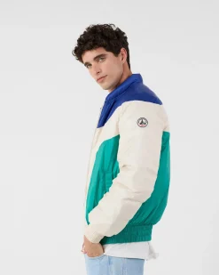 Veste esprit puffer Cobalt/vert persan Joan