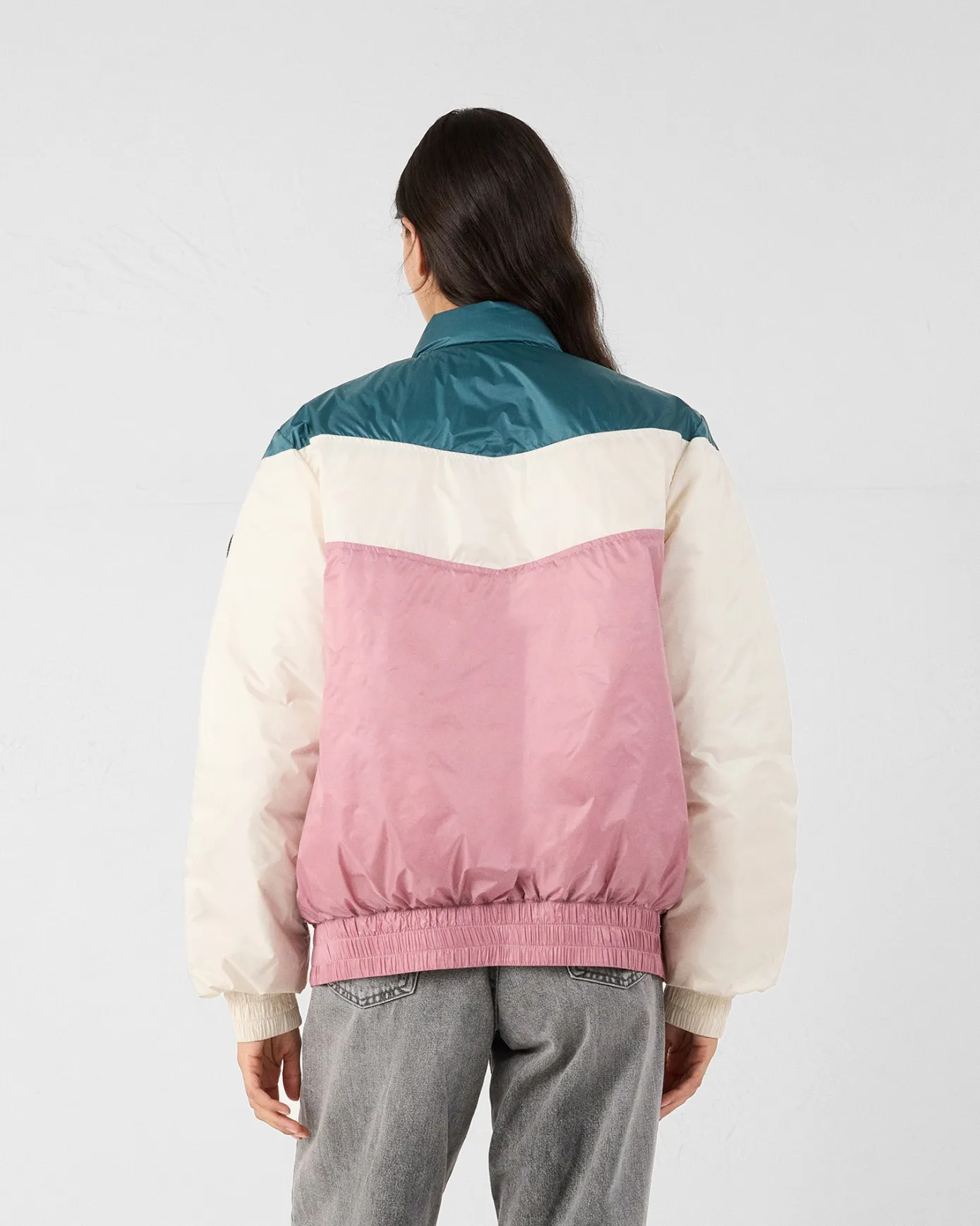 Veste esprit puffer Deep lake/Rose antique Joan