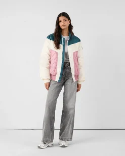 Veste esprit puffer Deep lake/Rose antique Joan