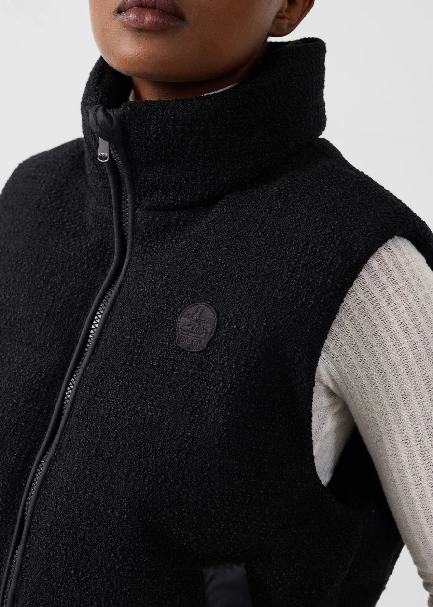 Veste Grand Froid puffer sans manches Noir Atsuma