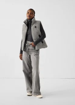Veste Grand Froid puffer sans manches Naturel/noir Atsuma multico