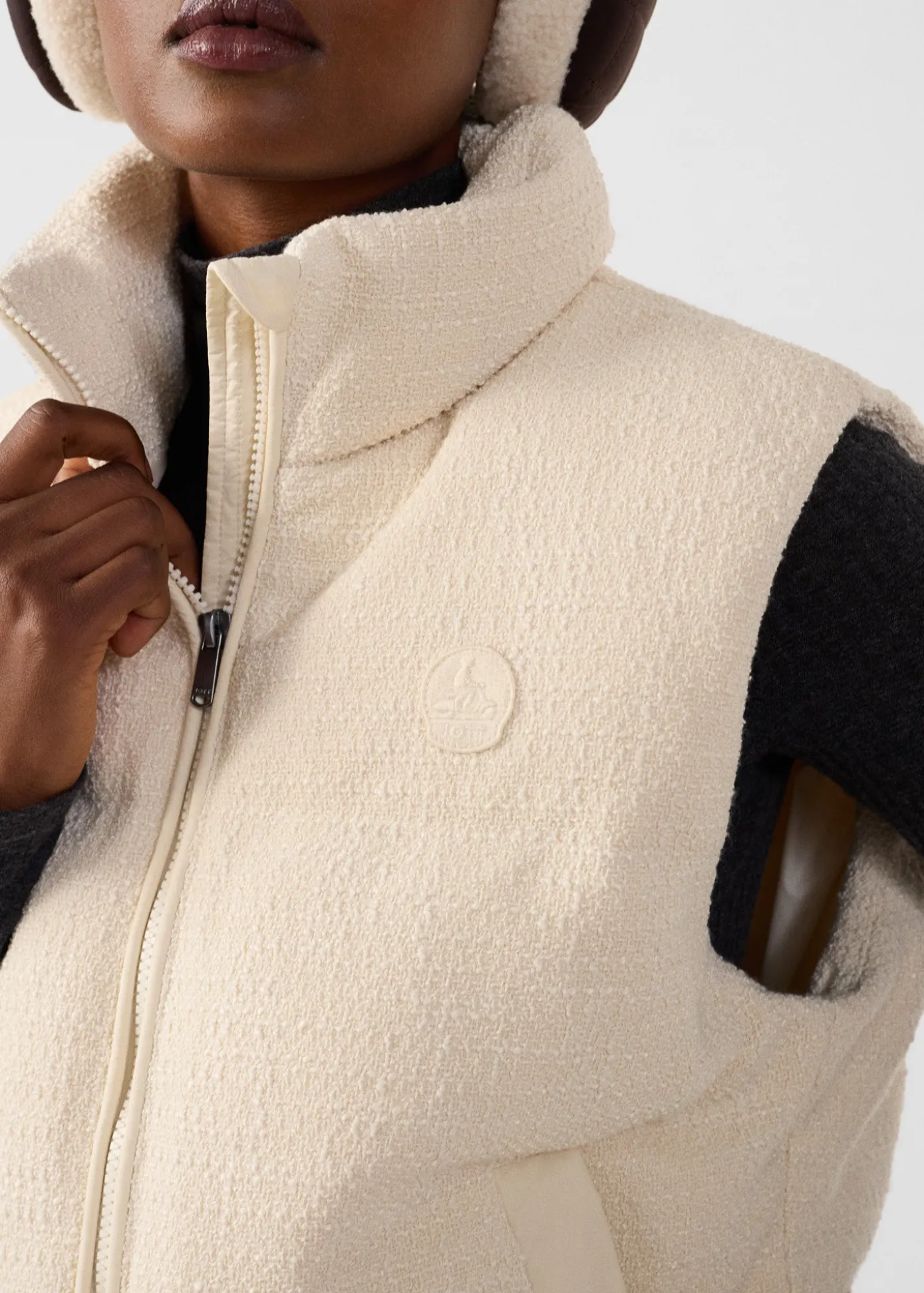 Veste Grand Froid puffer sans manches Naturel Atsuma