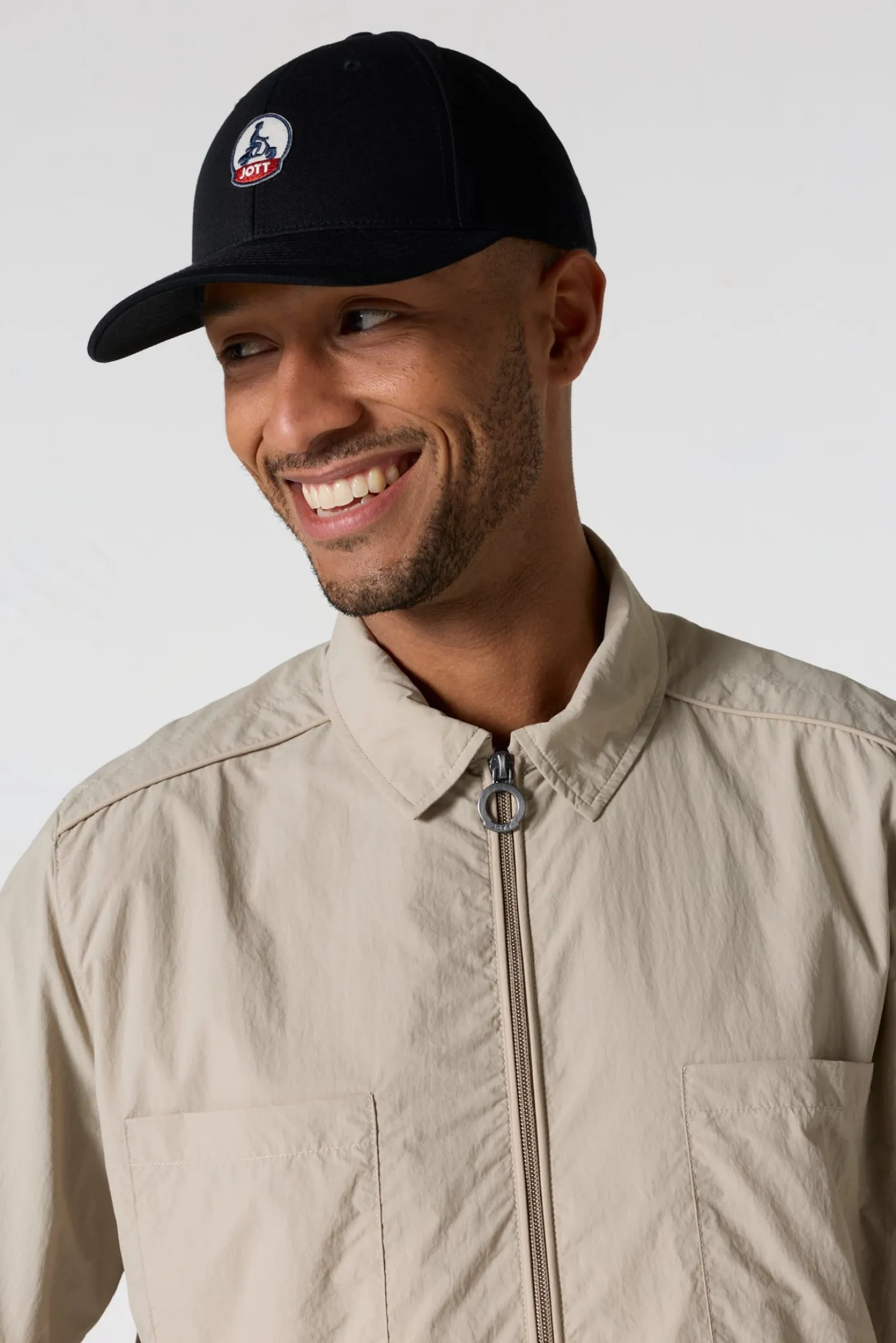 Veste légère col chemise Beige Guy