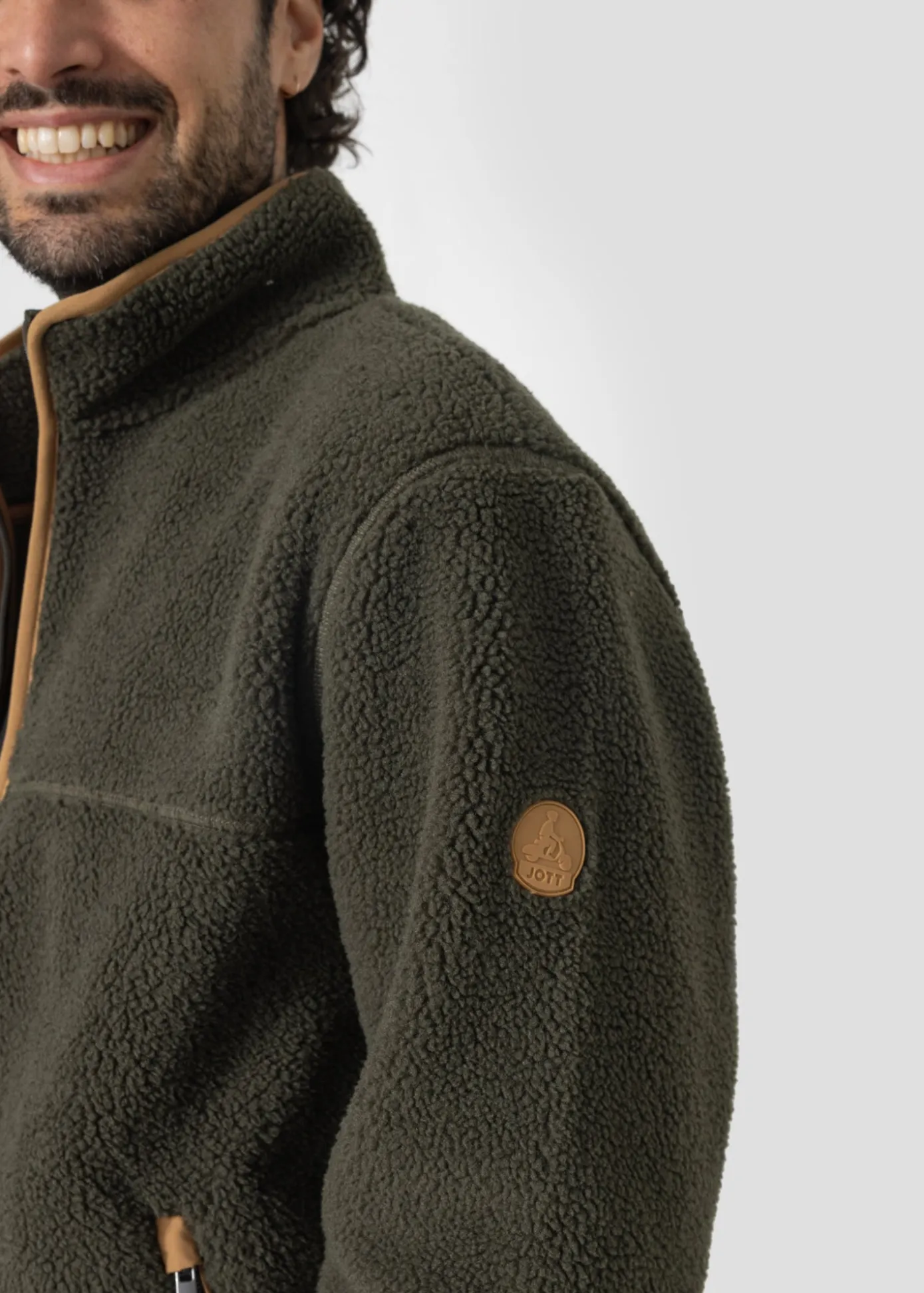 Veste polaire zippée Army foncé Raphy