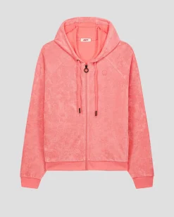 Veste zipée éponge Corail Anemone