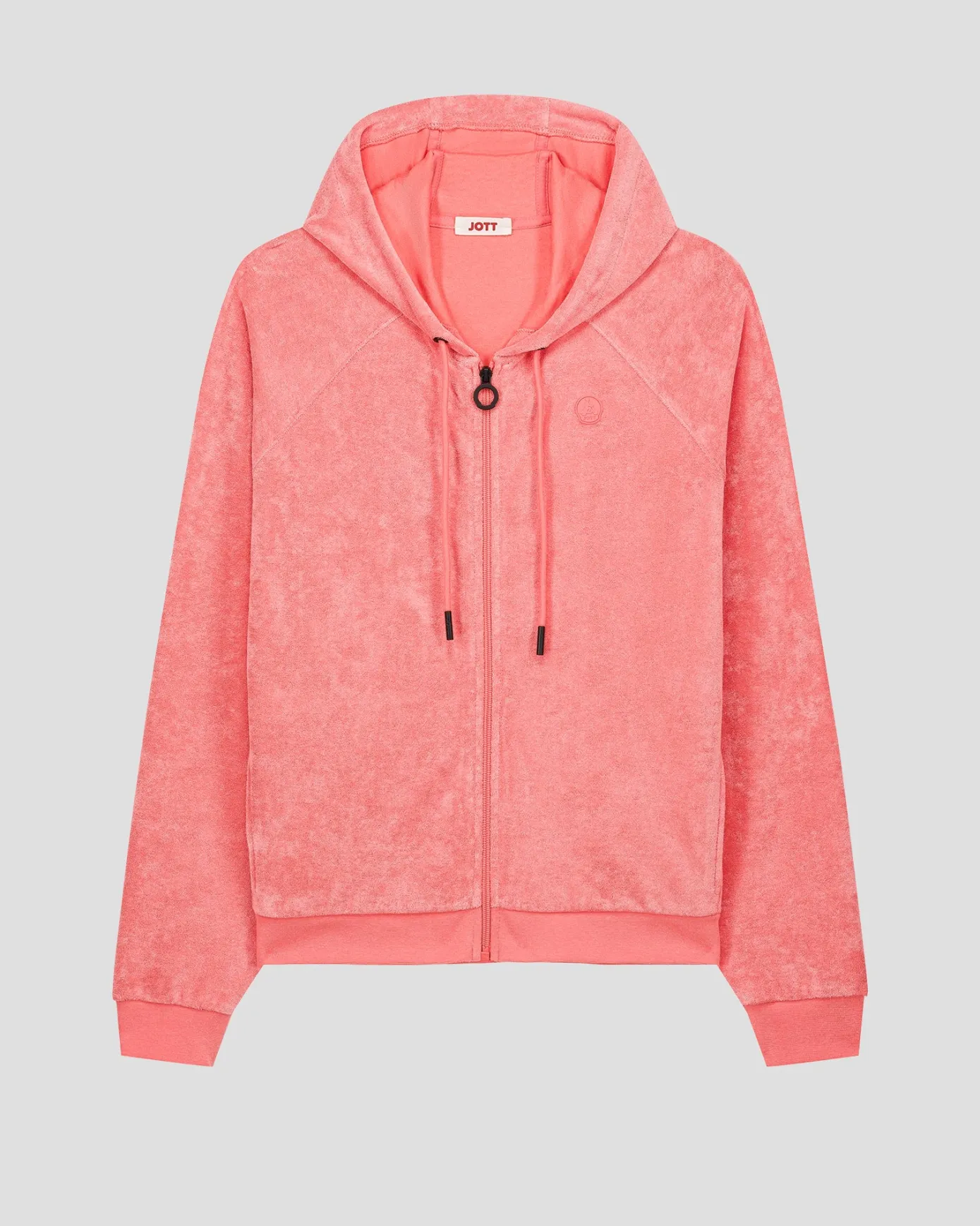 Veste zipée éponge Corail Anemone