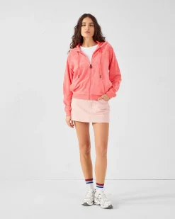 Veste zipée éponge Corail Anemone