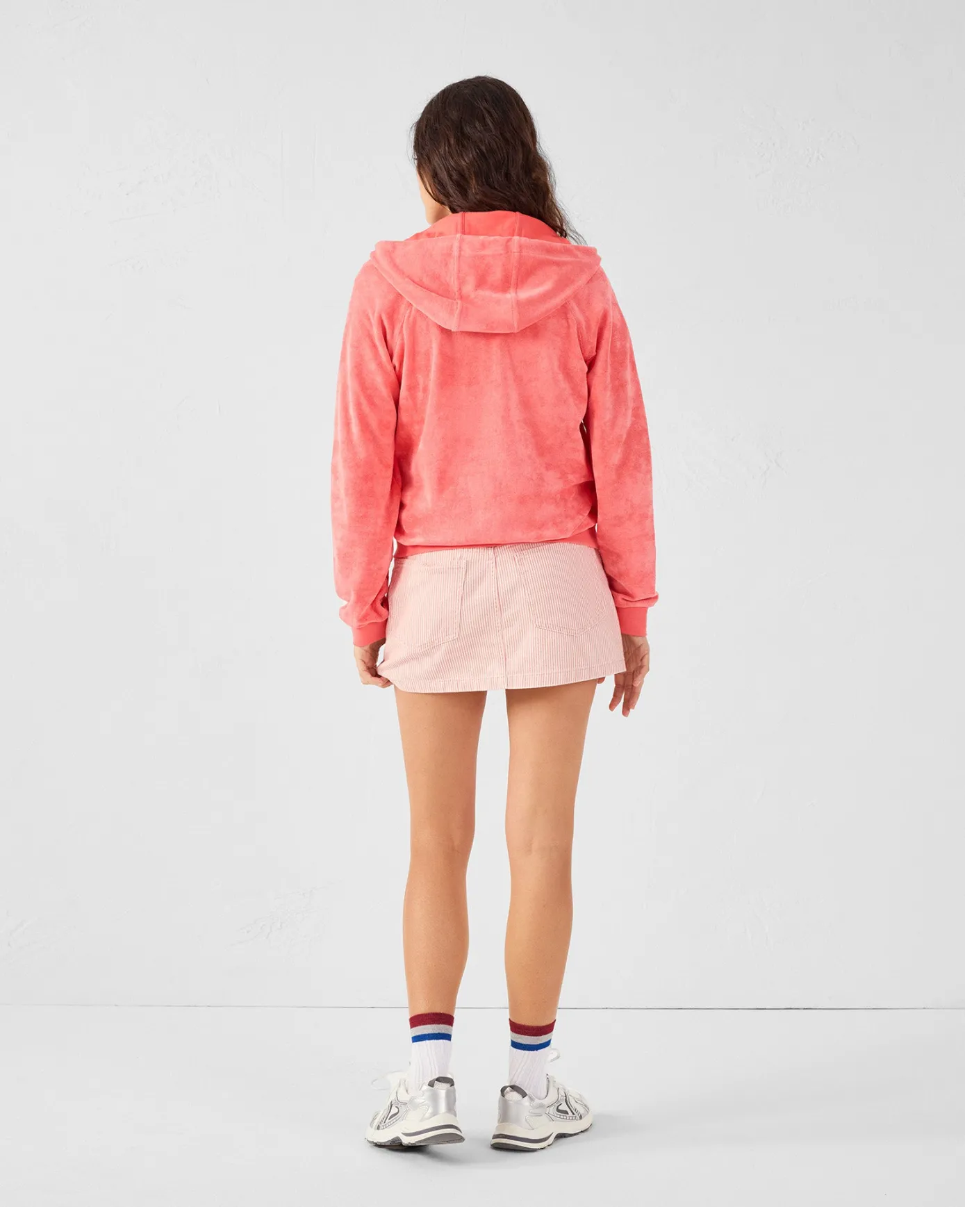 Veste zipée éponge Corail Anemone