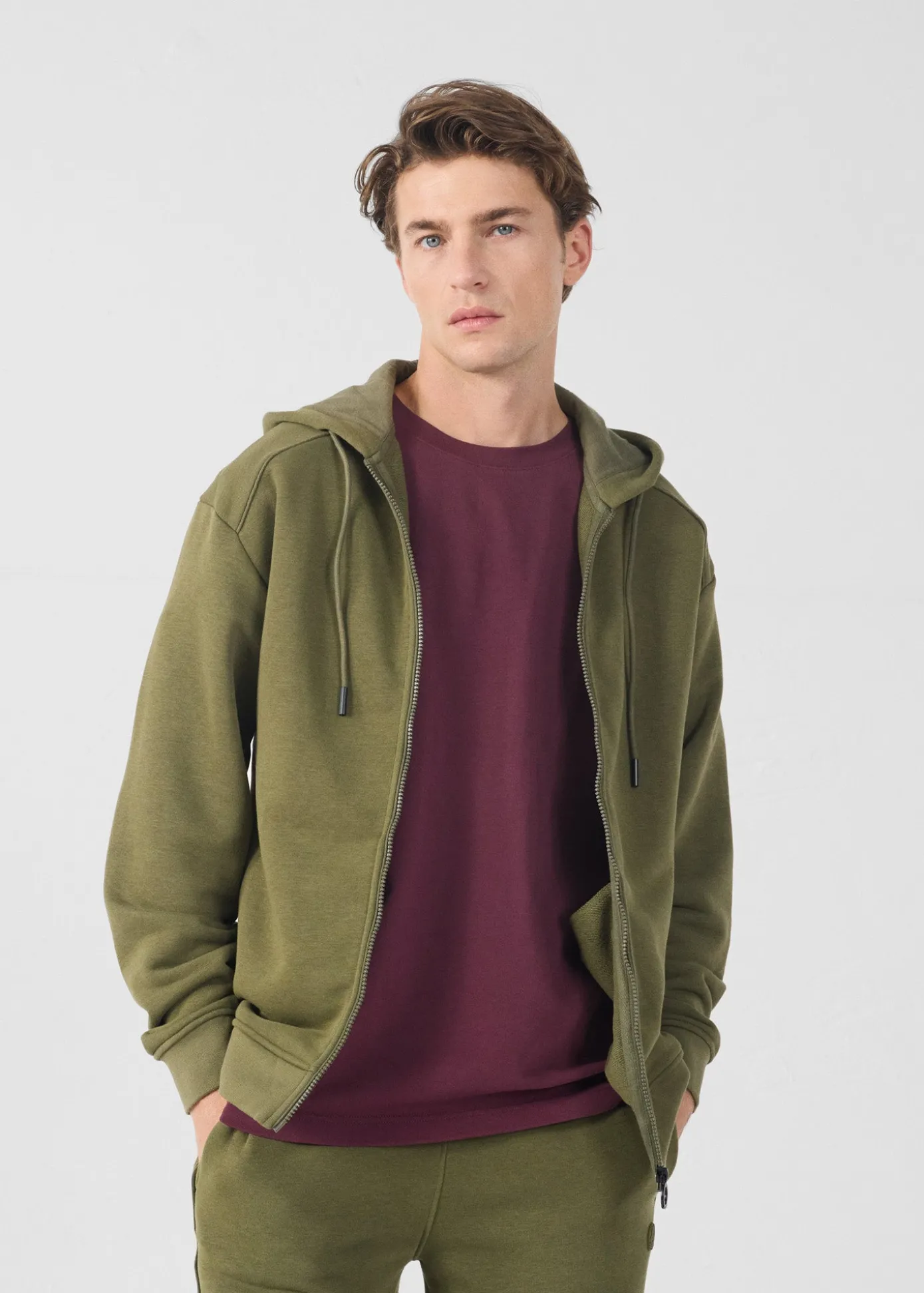 Veste zippée Army Roy