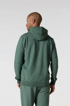Veste zippée à capuche Vert sauge Edgar