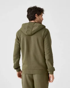 Veste zippée en coton Army Hector