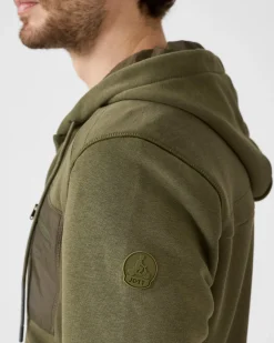 Veste zippée en coton Army Hector