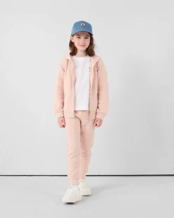 Veste zippée enfant en coton Pêche clair Tango