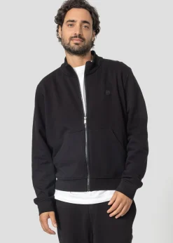 Veste zippée en molleton gratté Noir Jude
