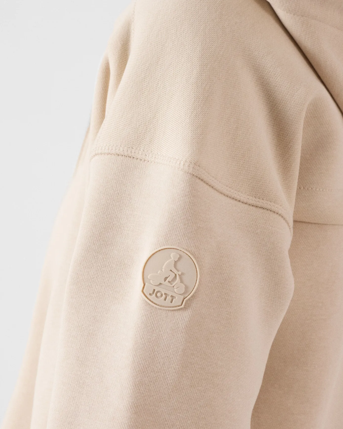 Veste zippée en molleton Sable Leda
