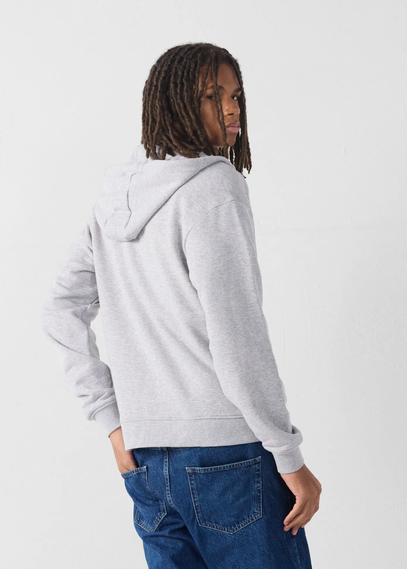 Veste zippée Gris chine Roy