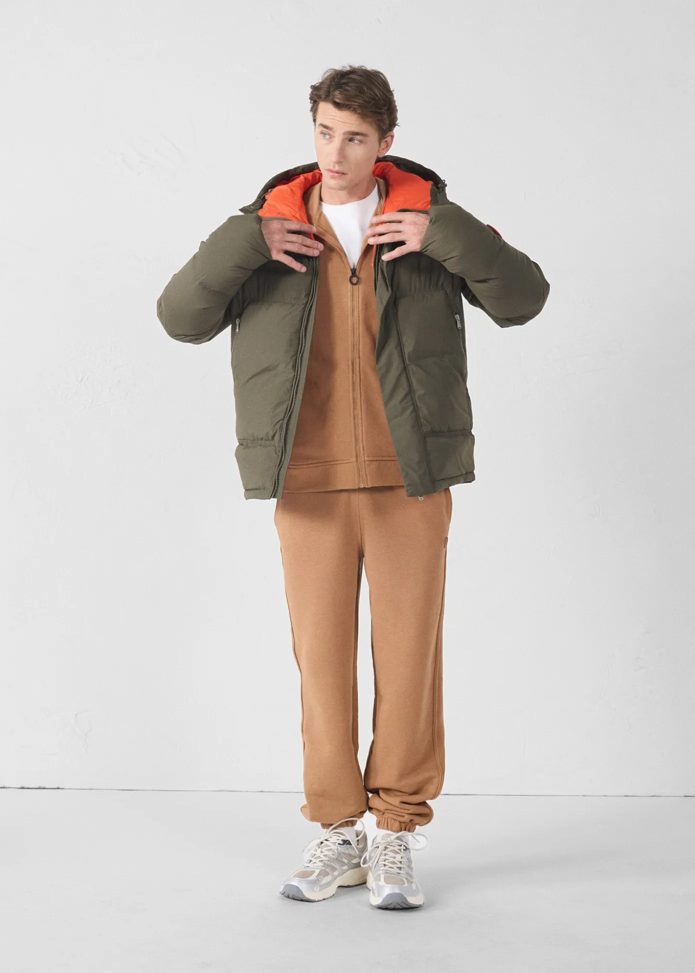 Veste zippée Sucre roux Roy